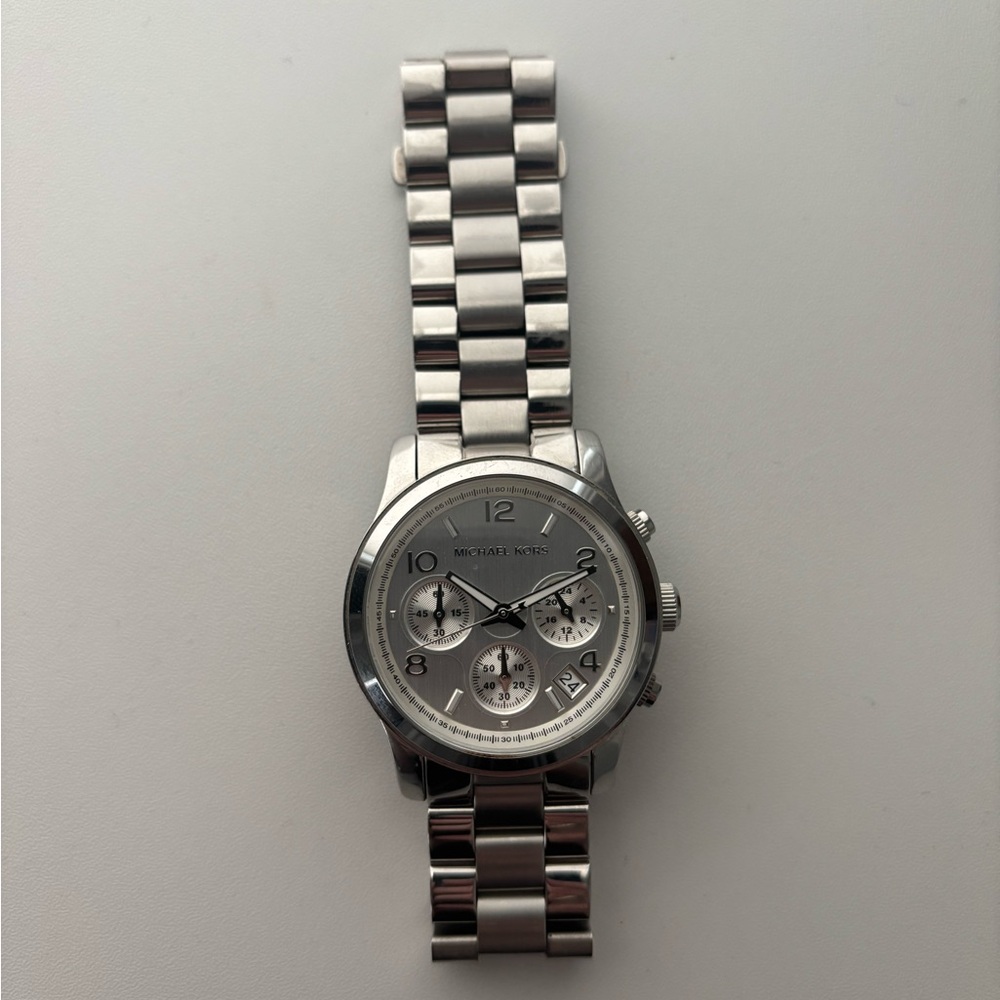 Michael Kors Silver Chronograph Men's Watch